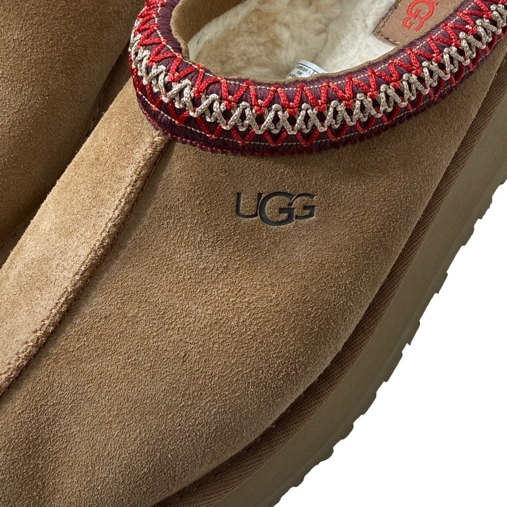 UGG Tazz II Platform Slipper NEW Women 7 Chestnut - Picture 11 of 14